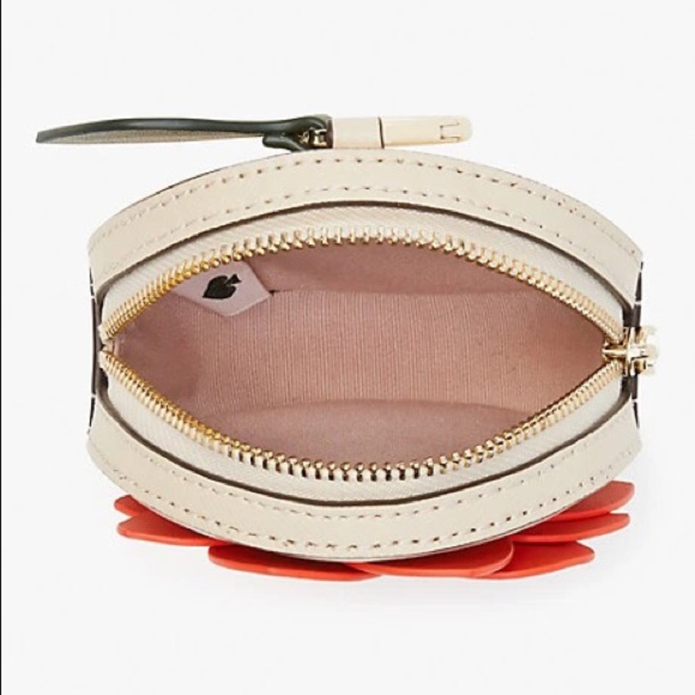Kate Spade Petal 3D Flower Coin Purse NWT - Picture 3 of 10
